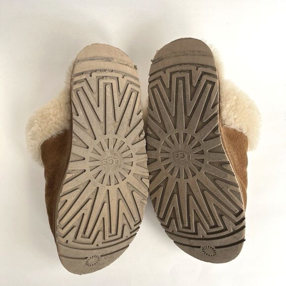 UGG Disquette Platform Clog Slipper for Women US 8 Chestnut - Picture 5 of 7